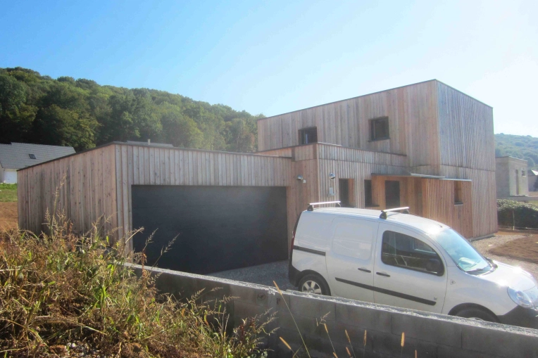 Maison individuelle, Maison passive / écologique, Maison de campagne, Construction neuve, Contemporain