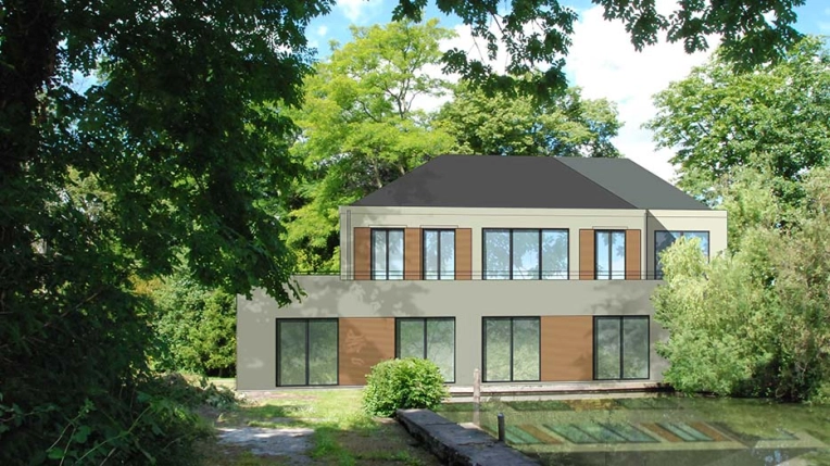 Single-Family Homes, Passive House / Eco-friendly, Country Homes, New Build, contemporary