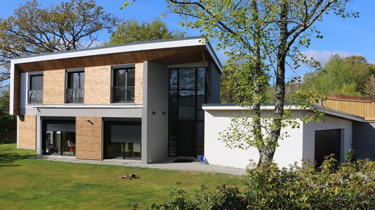 Maison individuelle, Maison passive / écologique, Chalet / Maison en bois, Maison de campagne, Architecture d’intérieur, Construction neuve, Contemporain