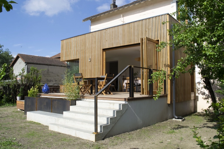 Maison individuelle, Rénovation, Extension, Contemporain