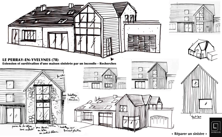 Maison individuelle, Rénovation, Maison de ville, Extension, Contemporain