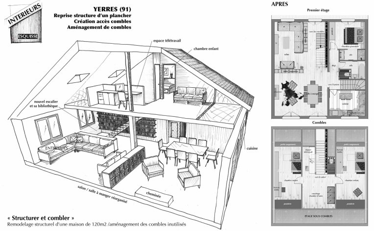 Transformation, Maison individuelle, Rénovation, Maison de ville, Architecture d’intérieur, Contemporain