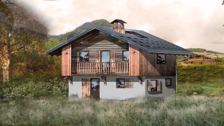 Chalet / Maison en bois, Construction neuve, Traditionnel