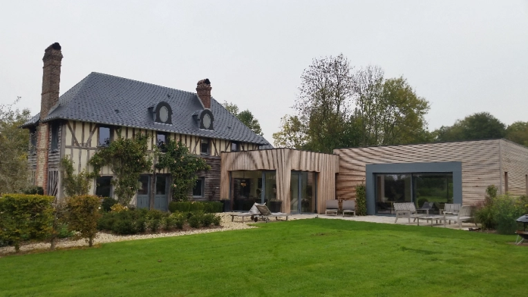 Jardin, Terrasse, Maison individuelle, Chalet / Maison en bois, Exterieur, Extension, Construction neuve, Réhabilitation, Contemporain, Moderne, Traditionnel