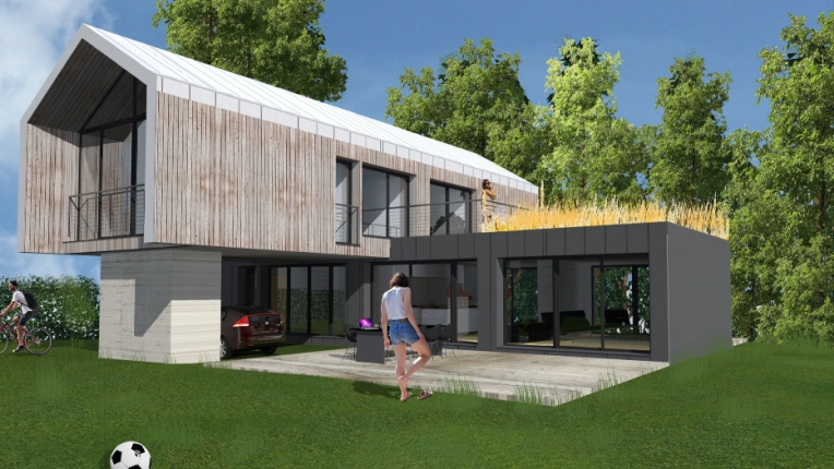 Single-Family Homes, Passive House / Eco-friendly, Extension, New Build, Modern