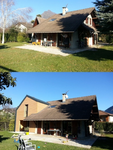 Mise aux normes, Surélévation, Maison individuelle, Maison de campagne, Réhabilitation, Traditionnel, Ancien