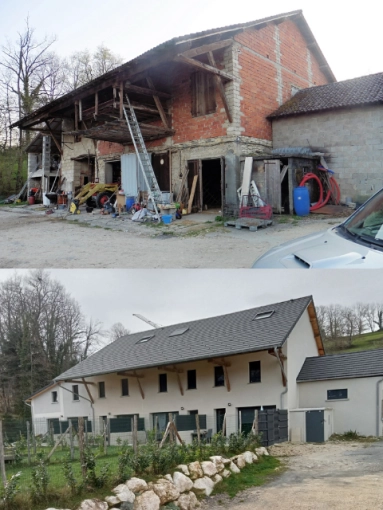 Patrimoine, Transformation, Maison individuelle, Maison de campagne, Réhabilitation, Traditionnel