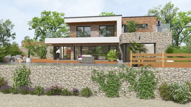 Maison individuelle, Construction neuve, Contemporain, Moderne