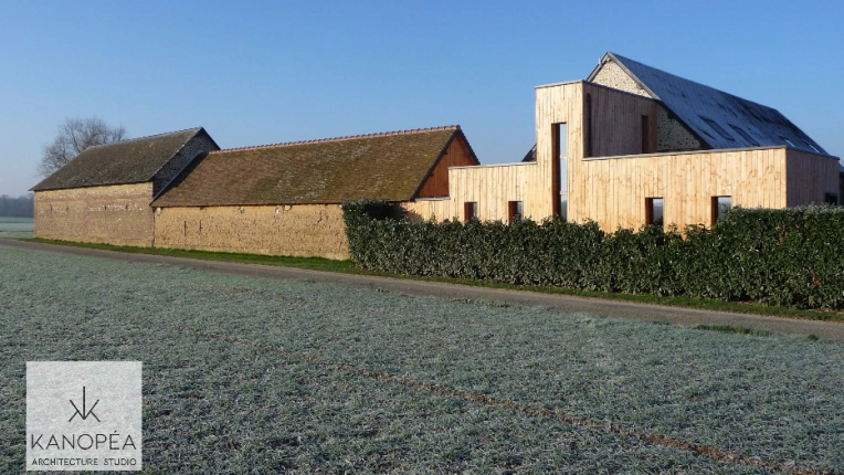 Bâtiment agricole, Extension, Construction neuve, Rénovation énergétique, Contemporain