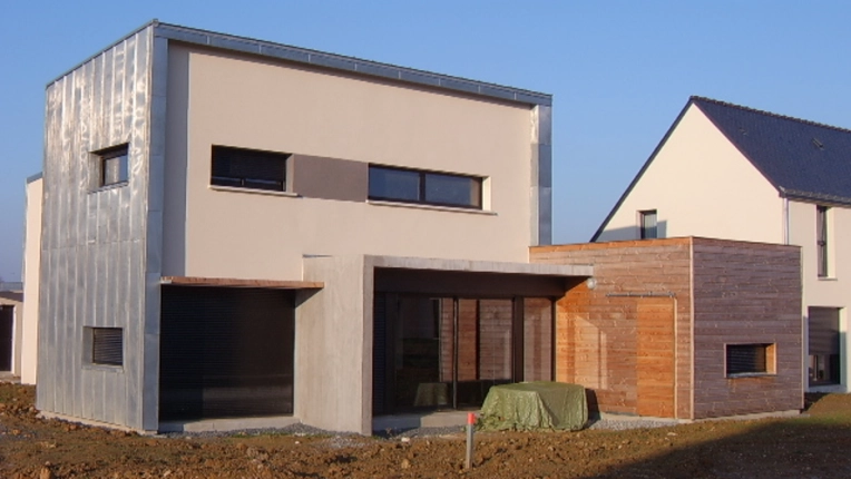 Maison individuelle, Maison passive / écologique, Construction neuve, Contemporain, Moderne