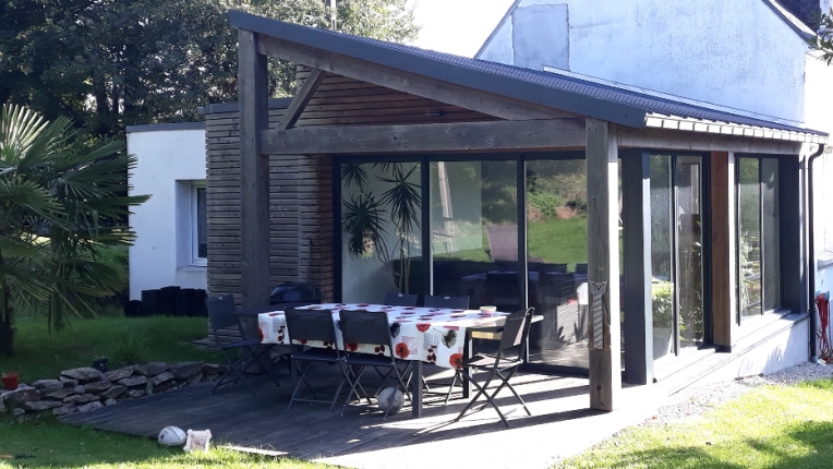 Maison individuelle, Maison de campagne, Extension, Contemporain