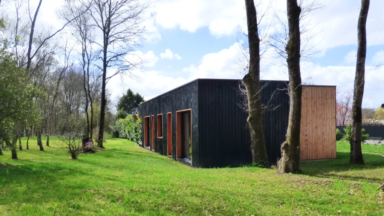 Maison individuelle, Maison passive / écologique, Maison de campagne, Construction neuve, Contemporain