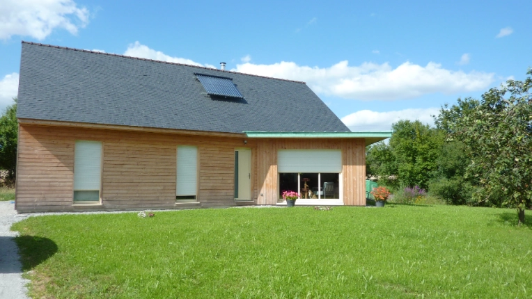 Maison individuelle, Maison passive / écologique, Chalet / Maison en bois, Maison connectée, Exterieur, Maison de campagne, Construction neuve, Contemporain, Moderne