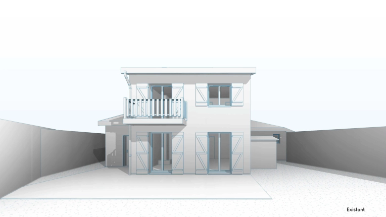 Terrasse, Maison individuelle, Piscine, Extension, Étude de faisabilité, Rénovation énergétique, Moderne