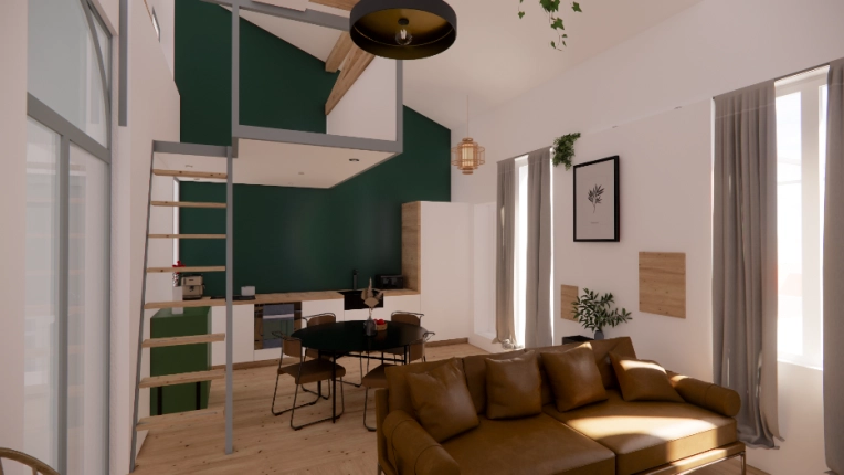 Apartment, Renovation, Energy renovation, Modern