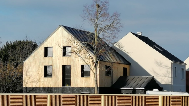 Maison individuelle, Maison passive / écologique, Construction neuve, Contemporain