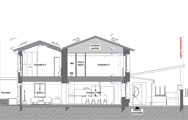 Maison individuelle, Extension, Contemporain