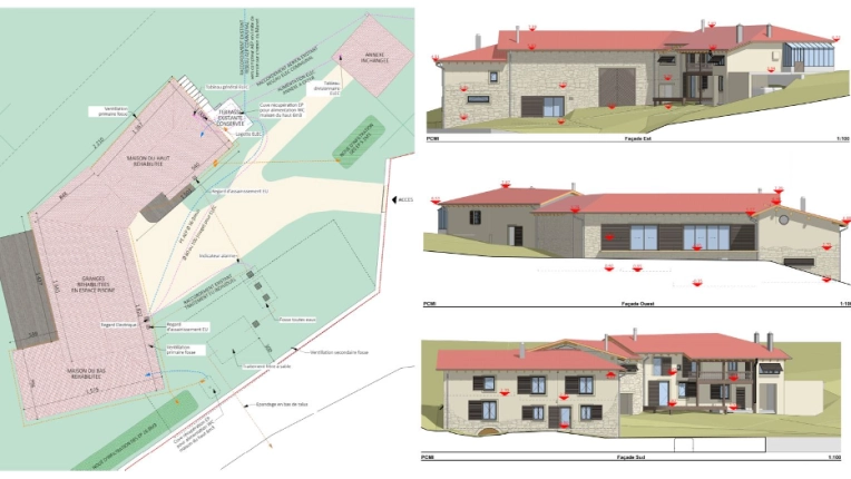 Maison individuelle, Bâtiment professionnel, Hangar, Bâtiment agricole, Maison de campagne, Étude de faisabilité, Réhabilitation, Traditionnel