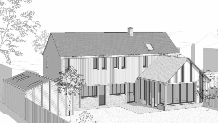 Maison individuelle, Construction neuve, Contemporain