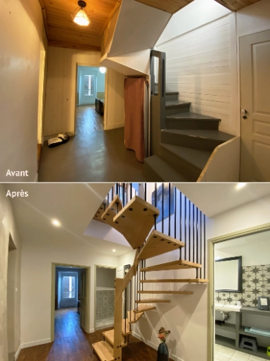 Transformation, Maison individuelle, Réhabilitation, Contemporain