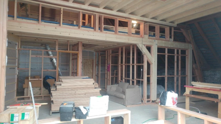 Transformation, Chalet / Maison en bois, Traditionnel