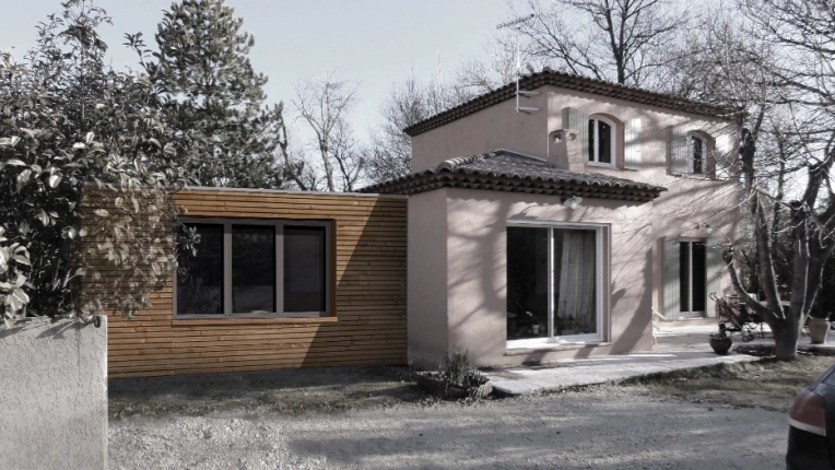 Maison individuelle, Extension, Contemporain, Traditionnel