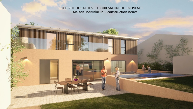 Jardin, Maison passive / écologique, Chalet / Maison en bois, Maison connectée, Piscine, Construction neuve, Contemporain, Moderne