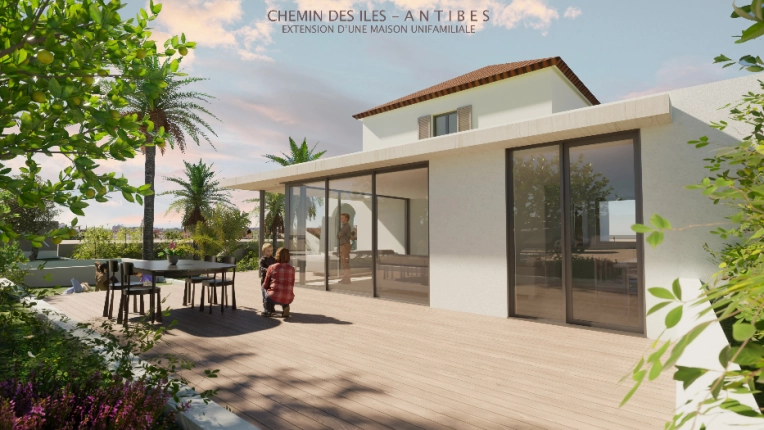 Jardin, Terrasse, Maison individuelle, Maison de ville, Piscine, Extension, Minimaliste