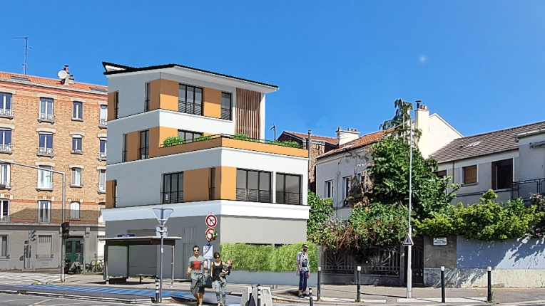 Maison individuelle, Maison de ville, Construction neuve, Contemporain