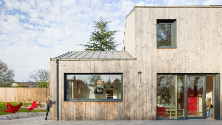 Maison individuelle, Maison passive / écologique, Construction neuve, Villa, Contemporain