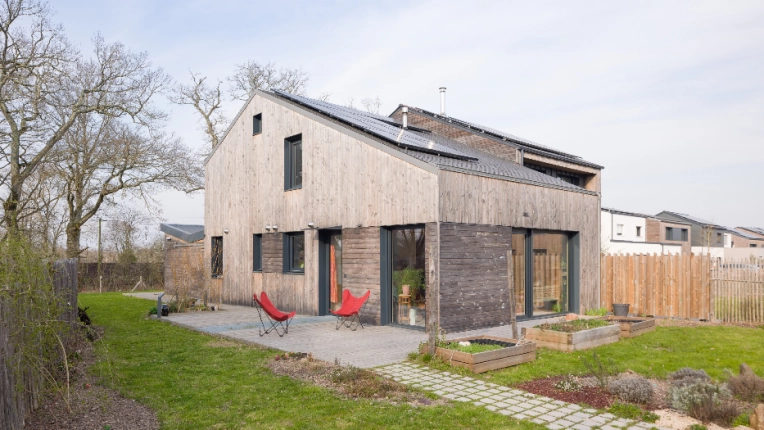 Maison individuelle, Maison passive / écologique, Maison de ville, Construction neuve, Contemporain