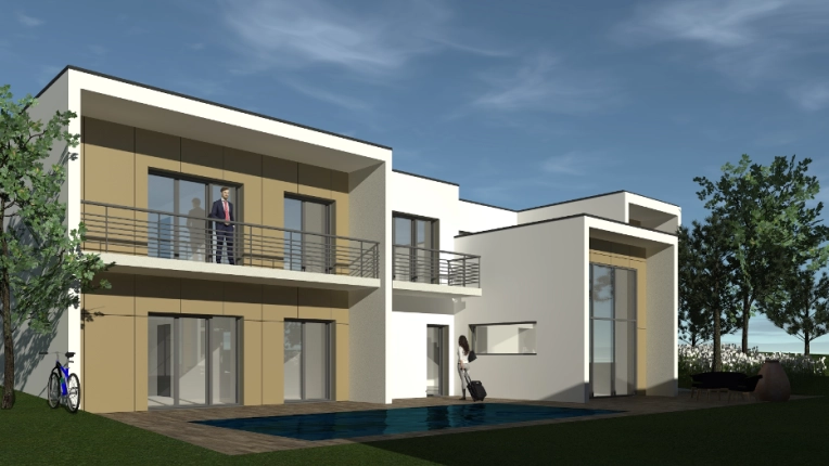 Single-Family Homes, Townhouses, New Build, Feasibility Studies, Villa, contemporary