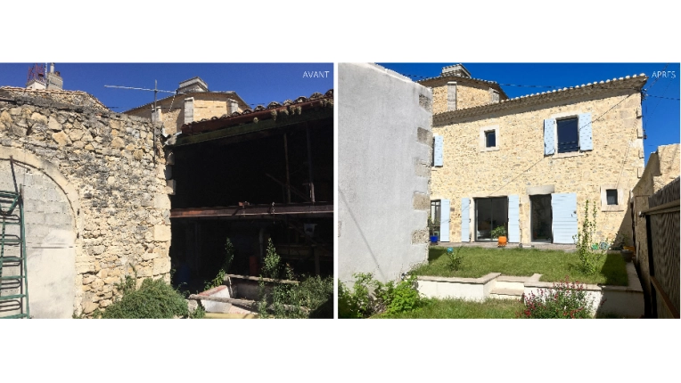 Transformation, Maison individuelle, Rénovation, Maison de ville, Réhabilitation, Villa, Contemporain, Ancien