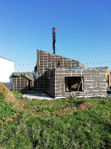 Maison passive / écologique, Maison de campagne, Construction neuve, Contemporain