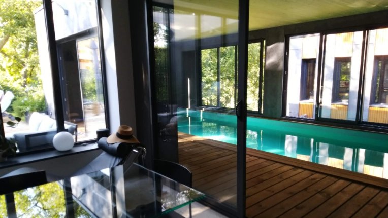 Maison individuelle, Maison passive / écologique, Piscine, Construction neuve, Villa, Contemporain, Moderne