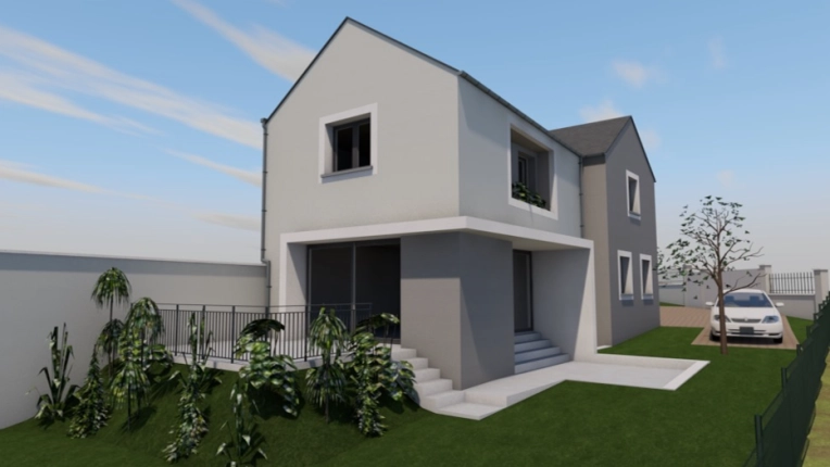 Maison individuelle, Maison de campagne, Construction neuve, Contemporain, Traditionnel