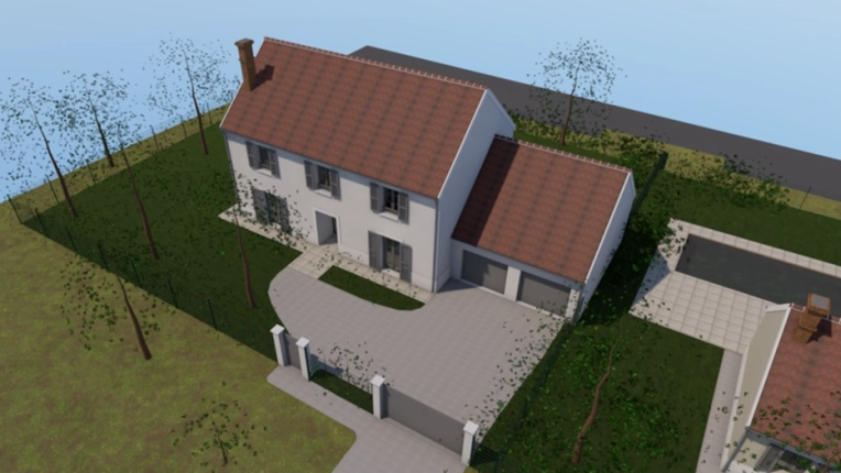 Maison individuelle, Construction neuve, Villa, Contemporain, Traditionnel