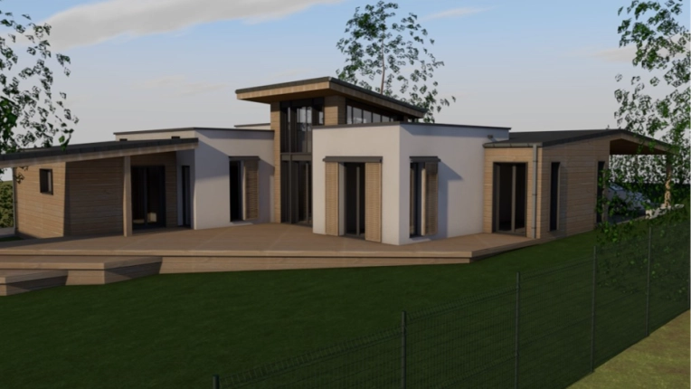 Maison individuelle, Construction neuve, Villa, Contemporain, Moderne