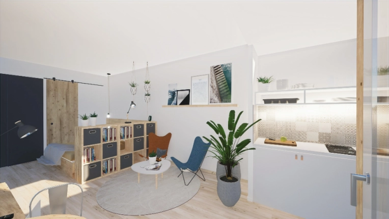 Transformation, Appartement, Étude de faisabilité, Réhabilitation, Contemporain, Moderne, Minimaliste