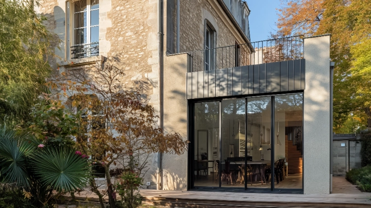 Maison individuelle, Maison de campagne, Extension, Contemporain