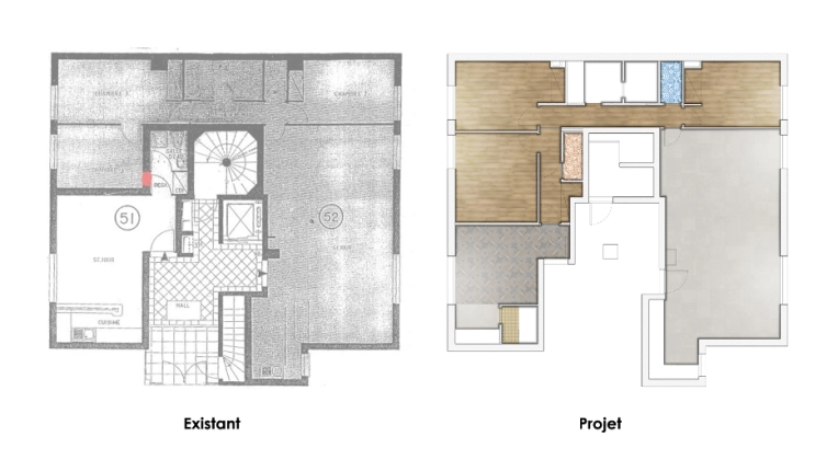 Appartement, Rénovation, Contemporain