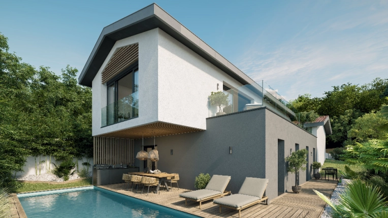 Single-Family Homes, New Build, Villa, contemporary, Modern, Minimalist