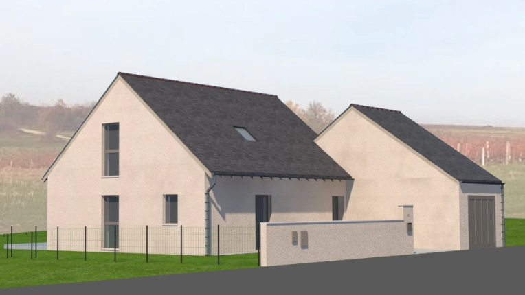 Maison individuelle, Construction neuve, Moderne