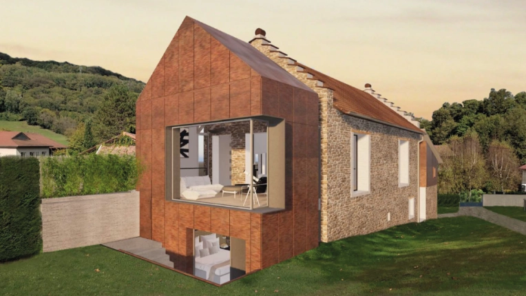 Maison individuelle, Construction neuve, Contemporain