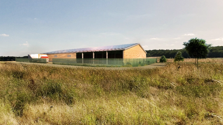 Bâtiment agricole, Construction neuve, Contemporain