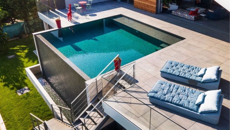 Maison individuelle, Piscine, Construction neuve, Contemporain