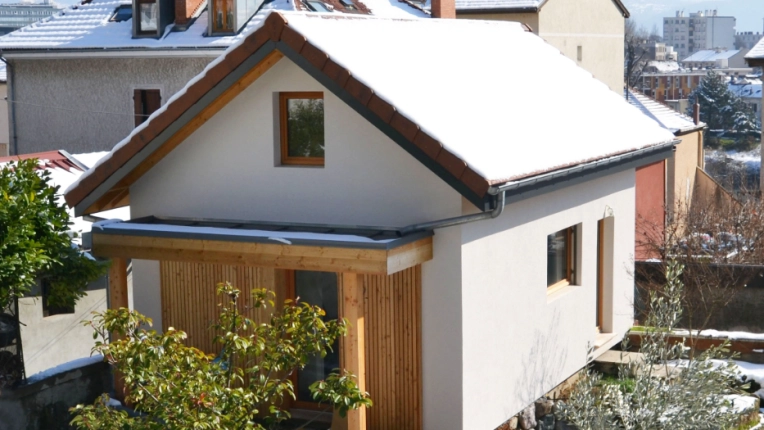 Surélévation, Maison individuelle, Maison passive / écologique, Chalet / Maison en bois, Contemporain