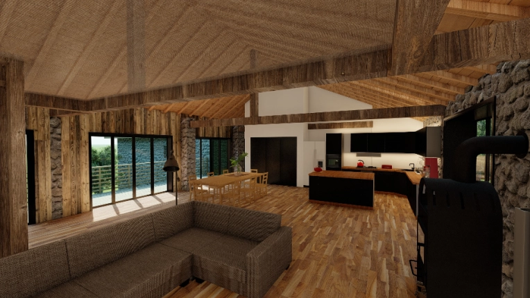 Chalets / Wooden Houses, Renovation, Villa, Modern