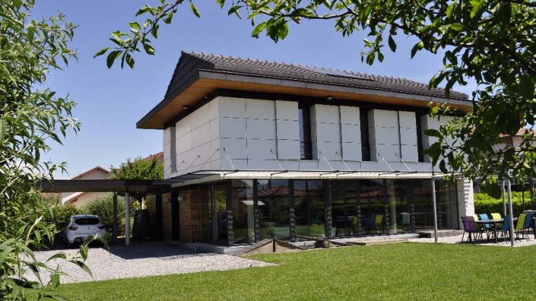 Maison individuelle, Maison passive / écologique, Maison de campagne, Construction neuve, Villa, Contemporain