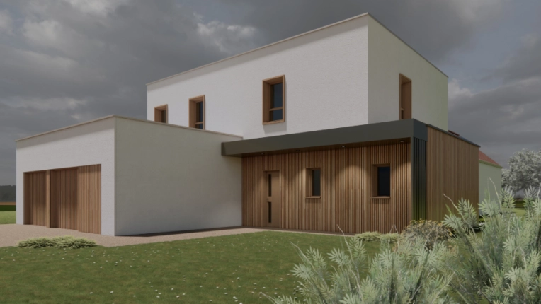 Single-Family Homes, Passive House / Eco-friendly, Exterior, Country Homes, New Build, Villa, contemporary